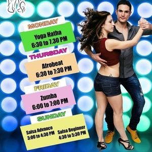 Dance Courses salsa merengue bachata zumba afro b